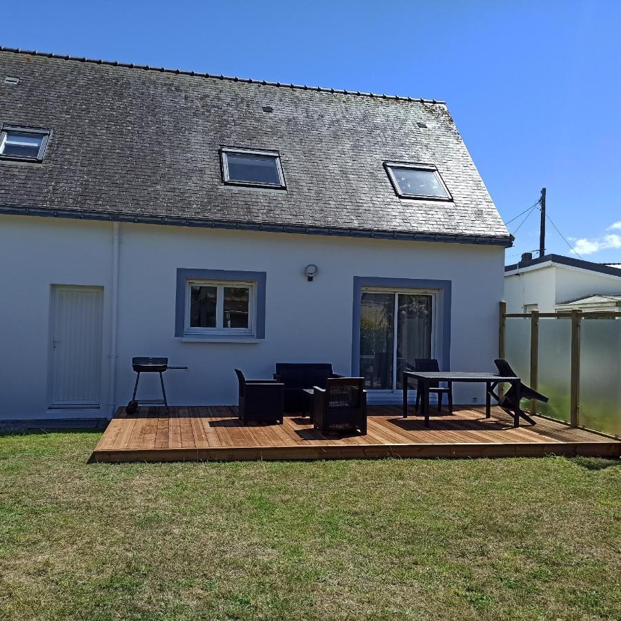 Maison 3 Chambres - Plages Et Mer Gavres Bagian luar foto